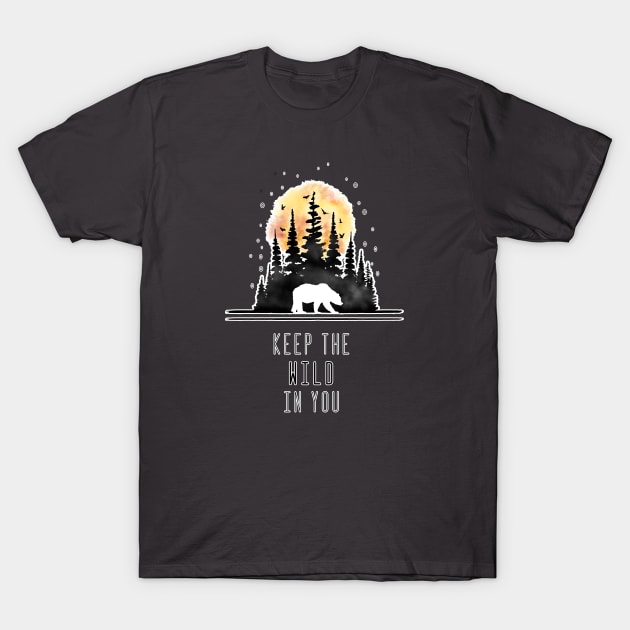 Keep The Wild T-Shirt by Bongonation